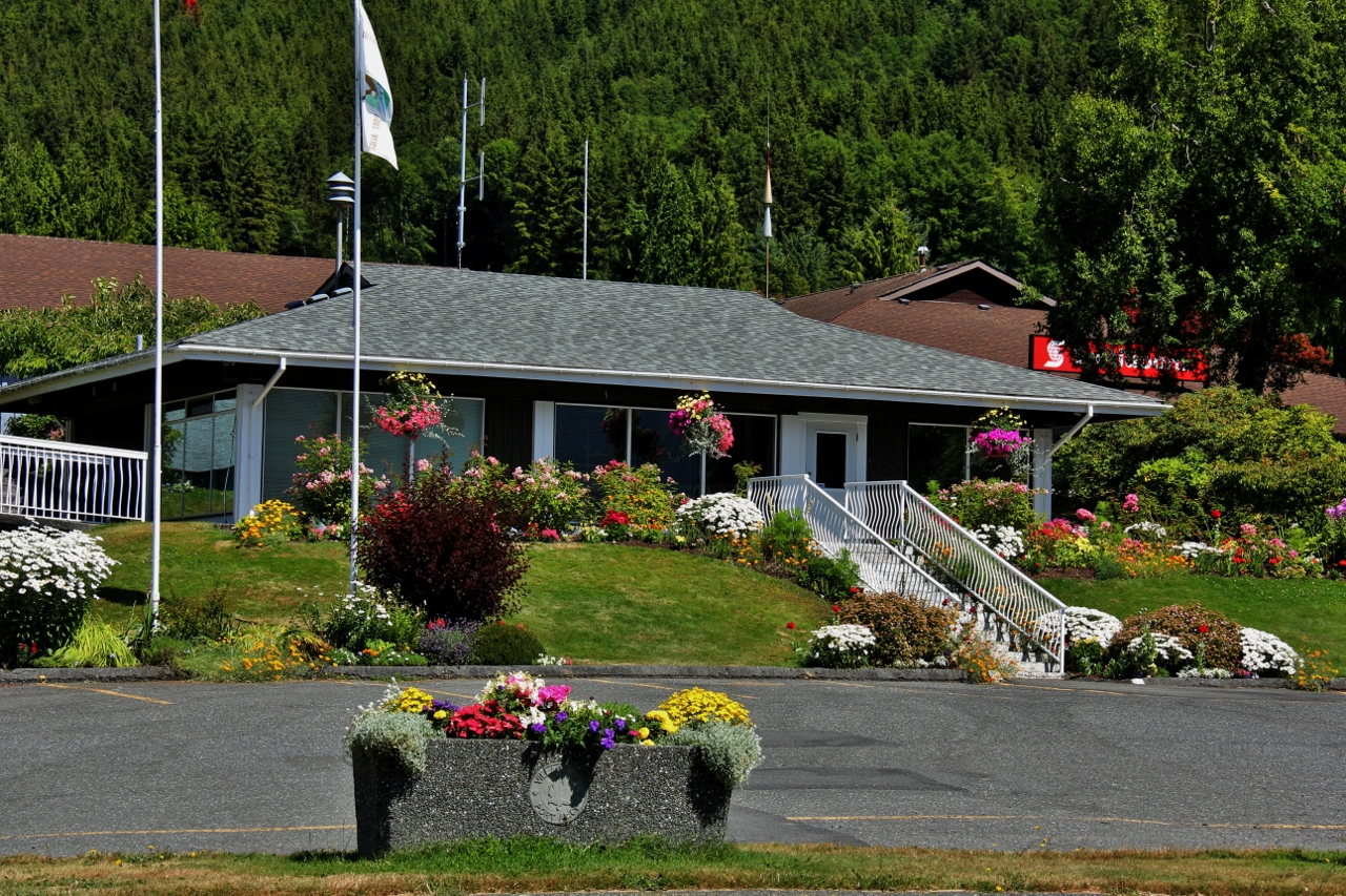 Port Alice Town Hall The Town Hall of Port Alice Port Alice BC Canada